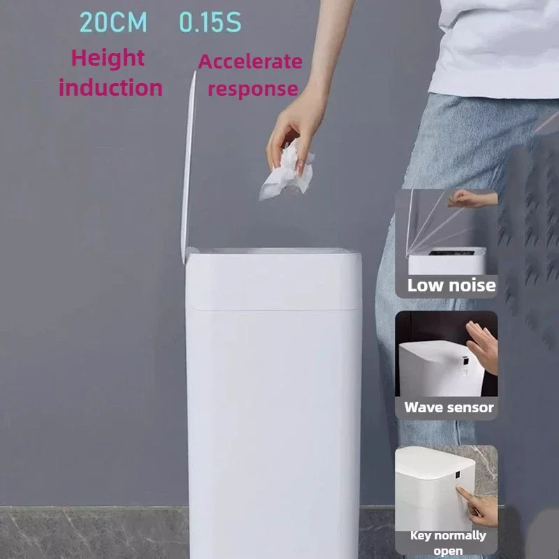 Smart Home Junkie - 30L Smart Trash Can Automatic Packing