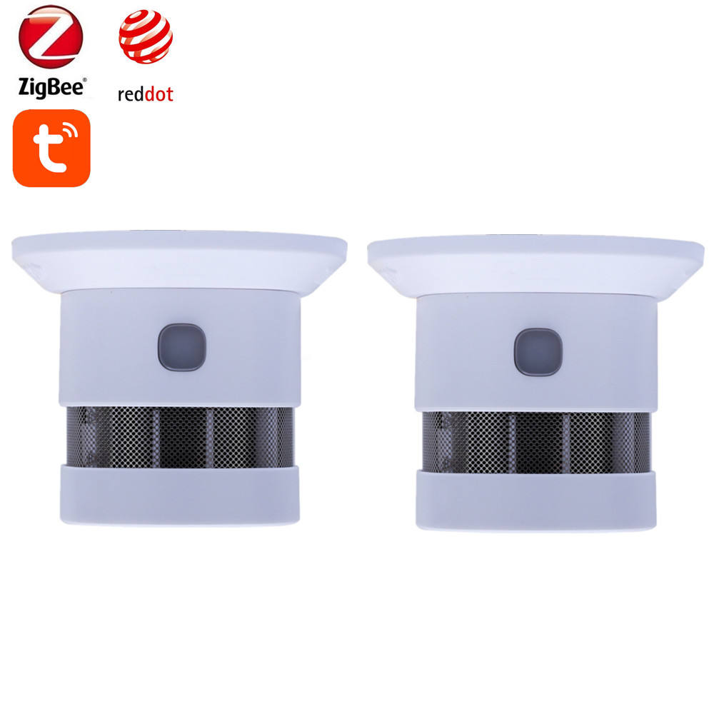 Smart Home Setup - Tuya Smart Zigbee Smoke Detector 85dB