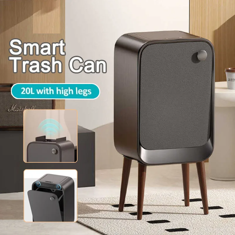 Smart Home Junkie - 20L High Feet Smart Sensor Trash
