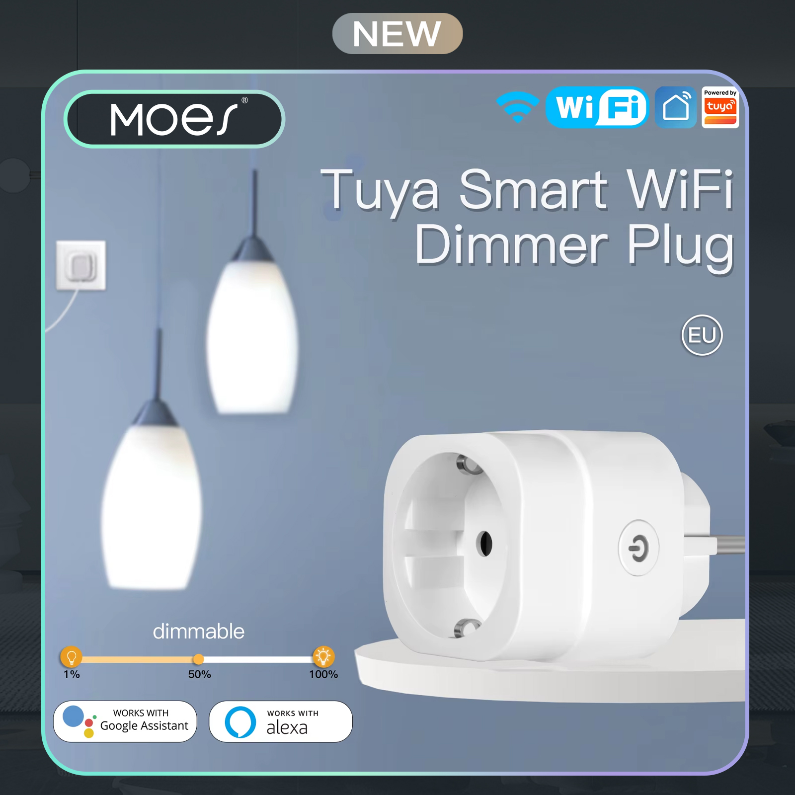 Smart Outdoor Plug - MOES Tuya WiFi Smart Plug Dimmable