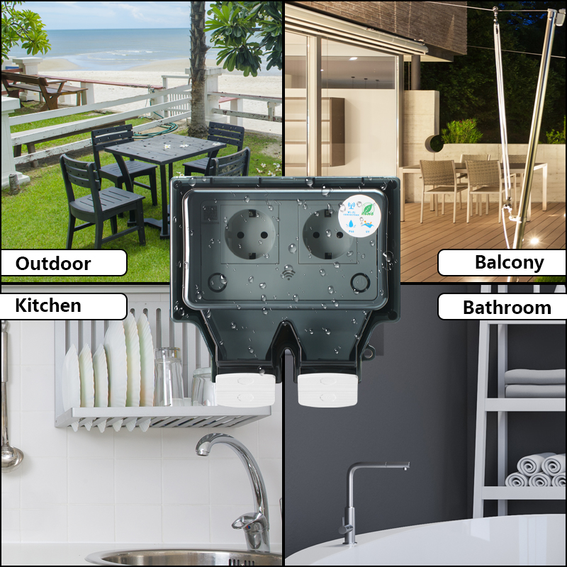 Avoir Tuya Wall Electrical Soc - Smart Outdoor Plug ulasan dan harga