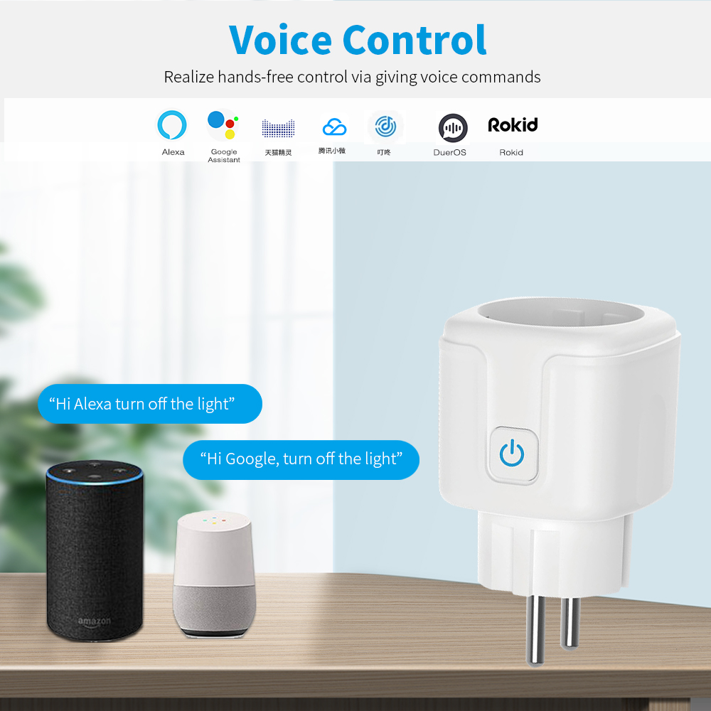 TUYA Smart Plug WiFi Socket EU - Smart Outdoor Plug ulasan dan harga