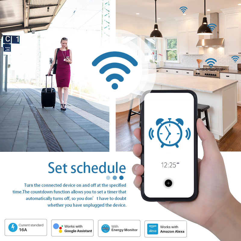TUYA Smart Plug WiFi Socket EU - Smart Outdoor Plug ulasan dan harga