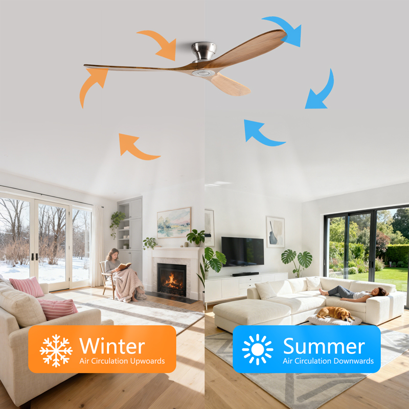 42/52/60inch Low Floor Ceiling - Smart Ceiling Fan ulasan dan harga