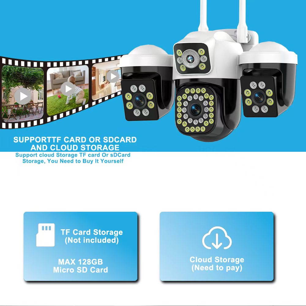 WiFi IP Camera Outdoor 15MP 8K - Smart Home Kamera Outdoor ulasan dan harga
