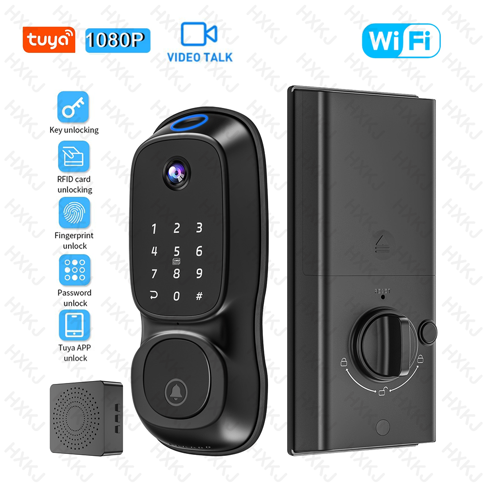 Tuya Wifi Smart Door Lock ‎Cam - Smart Door Lock ulasan dan harga