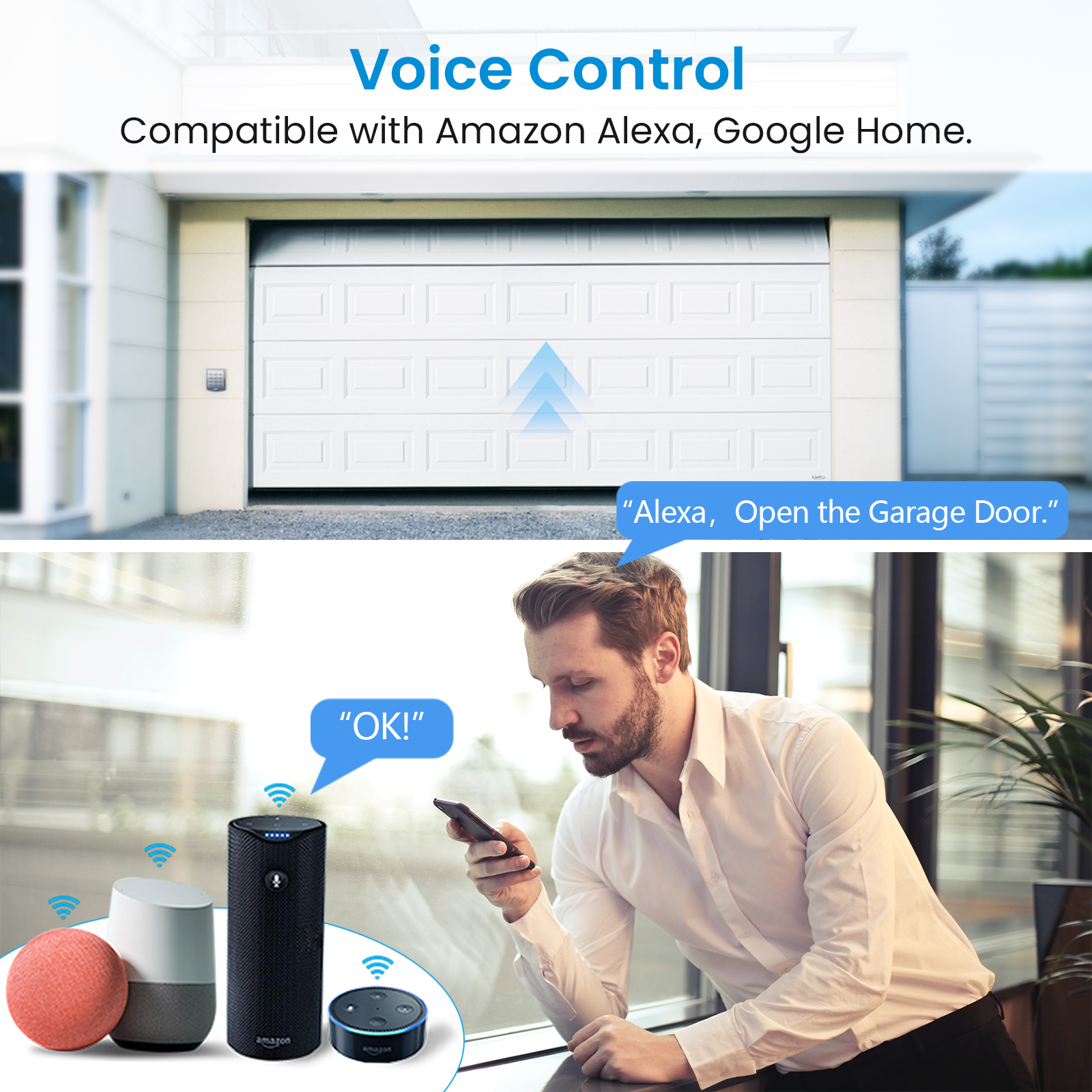 Tuya Smart Life Garage Door Op - Smart Outdoor Plug ulasan dan harga