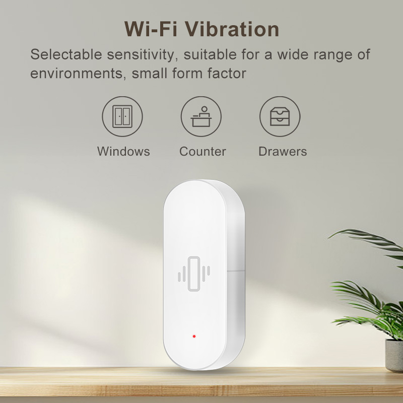 Tuya WiFi Vibration Sensor, Se - Smart Home Setup ulasan dan harga