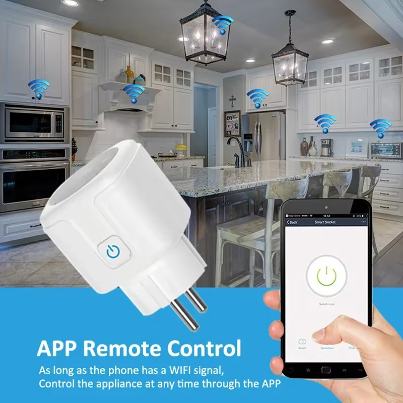 EU 16A/20A Smart Plug WiFi Soc - Smart Outdoor Plug ulasan dan harga