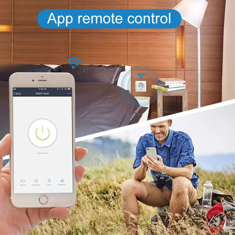 Tuya Wifi Plug 20A Smart Socke - Smart Outdoor Plug ulasan dan harga
