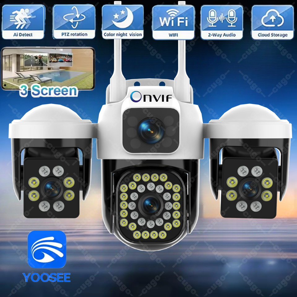 WiFi IP Camera Outdoor 15MP 8K - Smart Home Kamera Outdoor ulasan dan harga