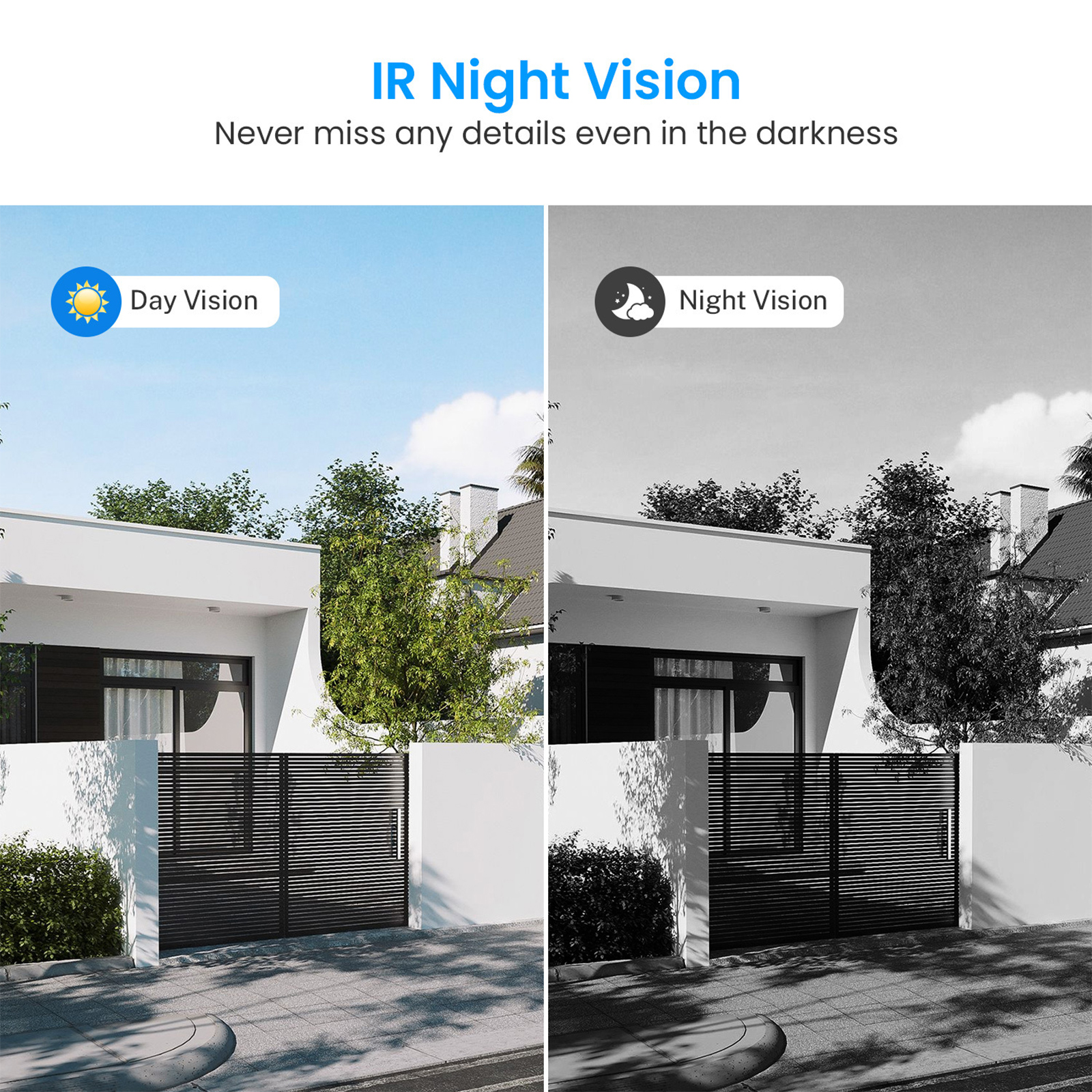 WiFi IP Camera Outdoor 15MP 8K - Smart Home Kamera Outdoor ulasan dan harga