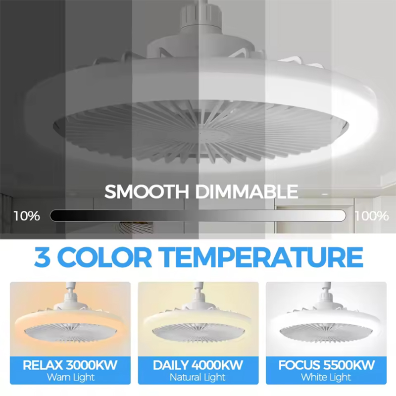Modern Smart ceiling fan with  - Smart Ceiling Fan ulasan dan harga