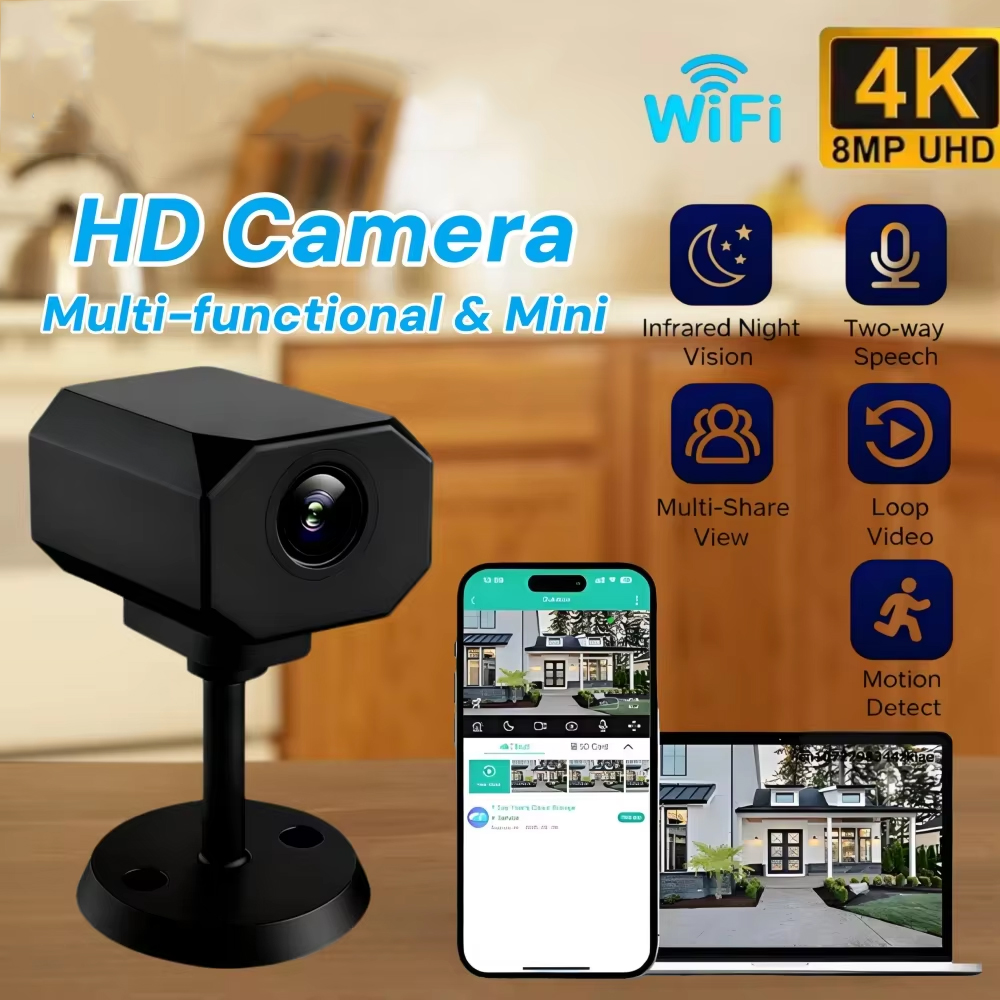 4K HD WiFi Security Camera for - Smart Home App ulasan dan harga