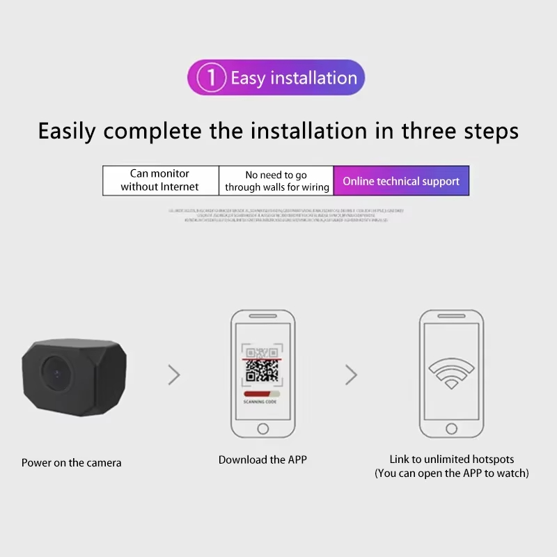 4K HD WiFi Security Camera for - Smart Home App ulasan dan harga