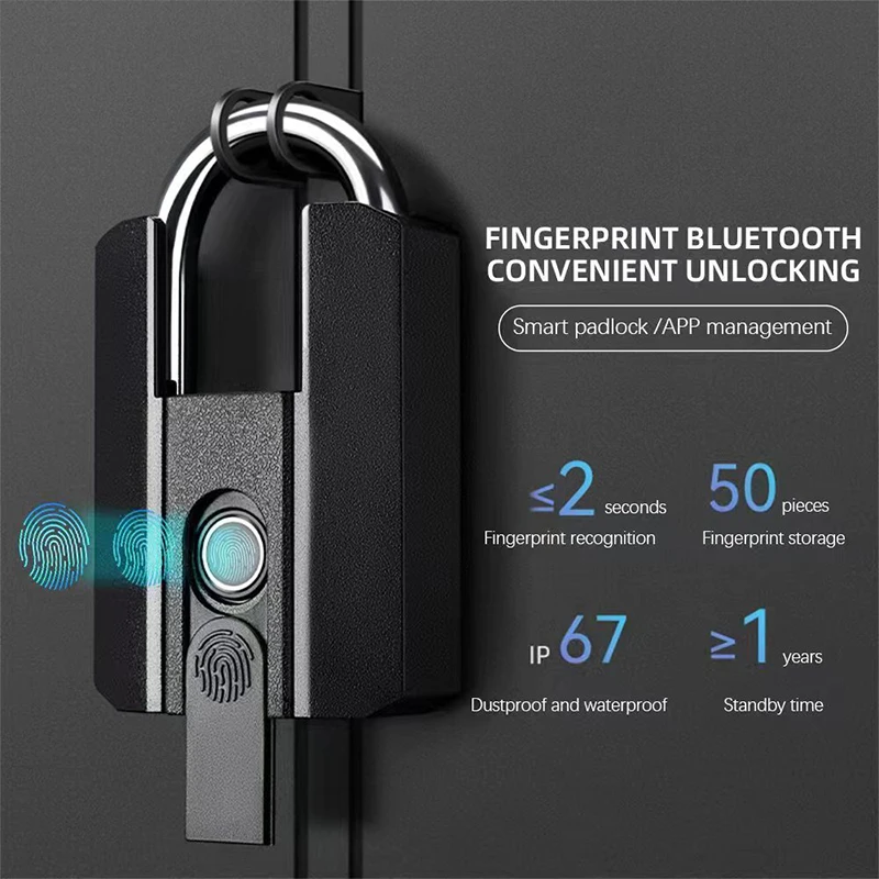 Smart Fingerprint Padlock TTLo - Smart Door Lock ulasan dan harga