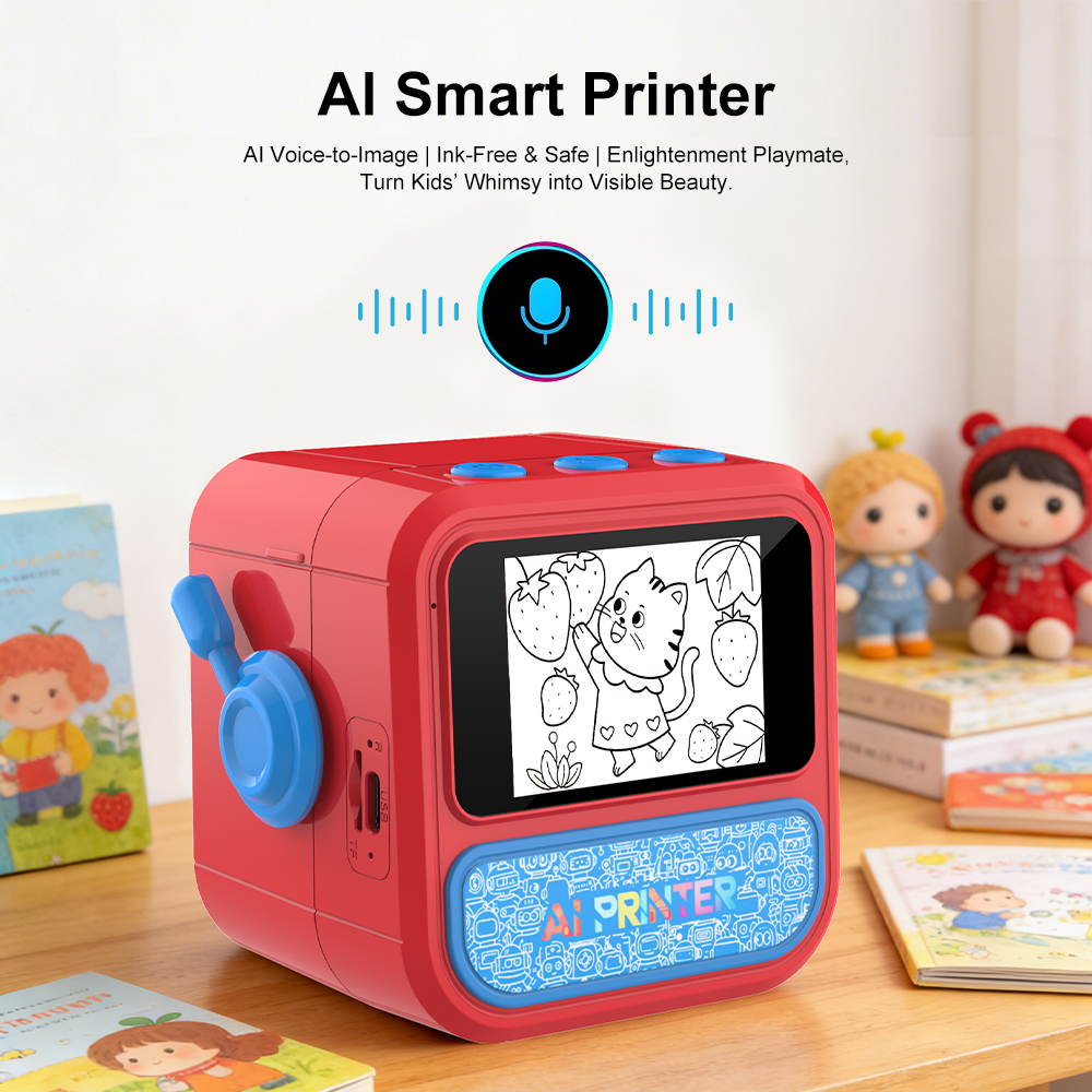 Smart AI Voice Mini Thermal Pr - Smart Home Setup ulasan dan harga