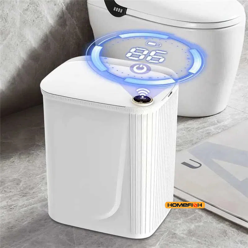 Smart Sensor Trash Can - Auto  - Smart Home Junkie ulasan dan harga