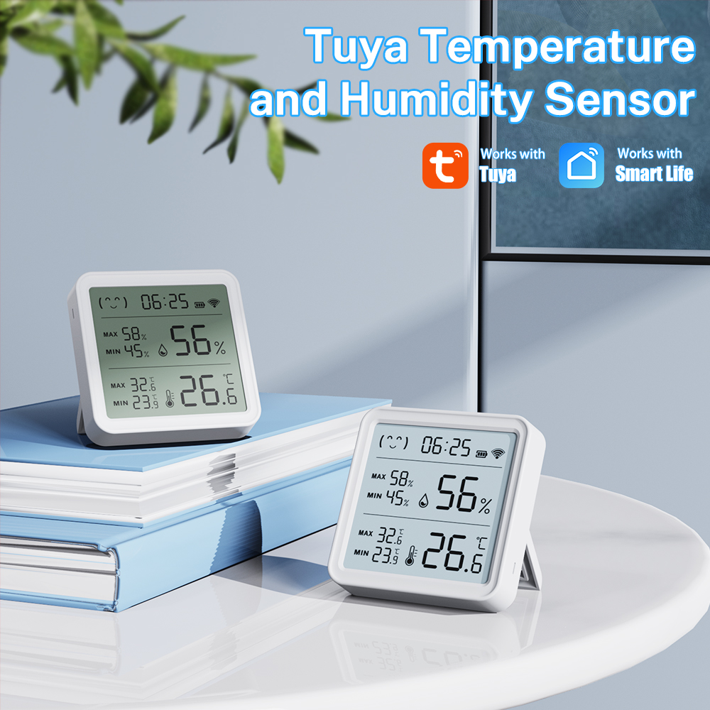Tuya WiFi Thermometer hygromet - Smart Home App ulasan dan harga