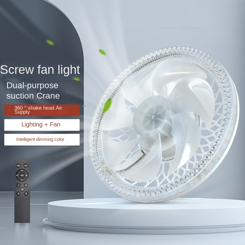 50W 30cm New Ceiling Fan Light - Smart Ceiling Fan ulasan dan harga