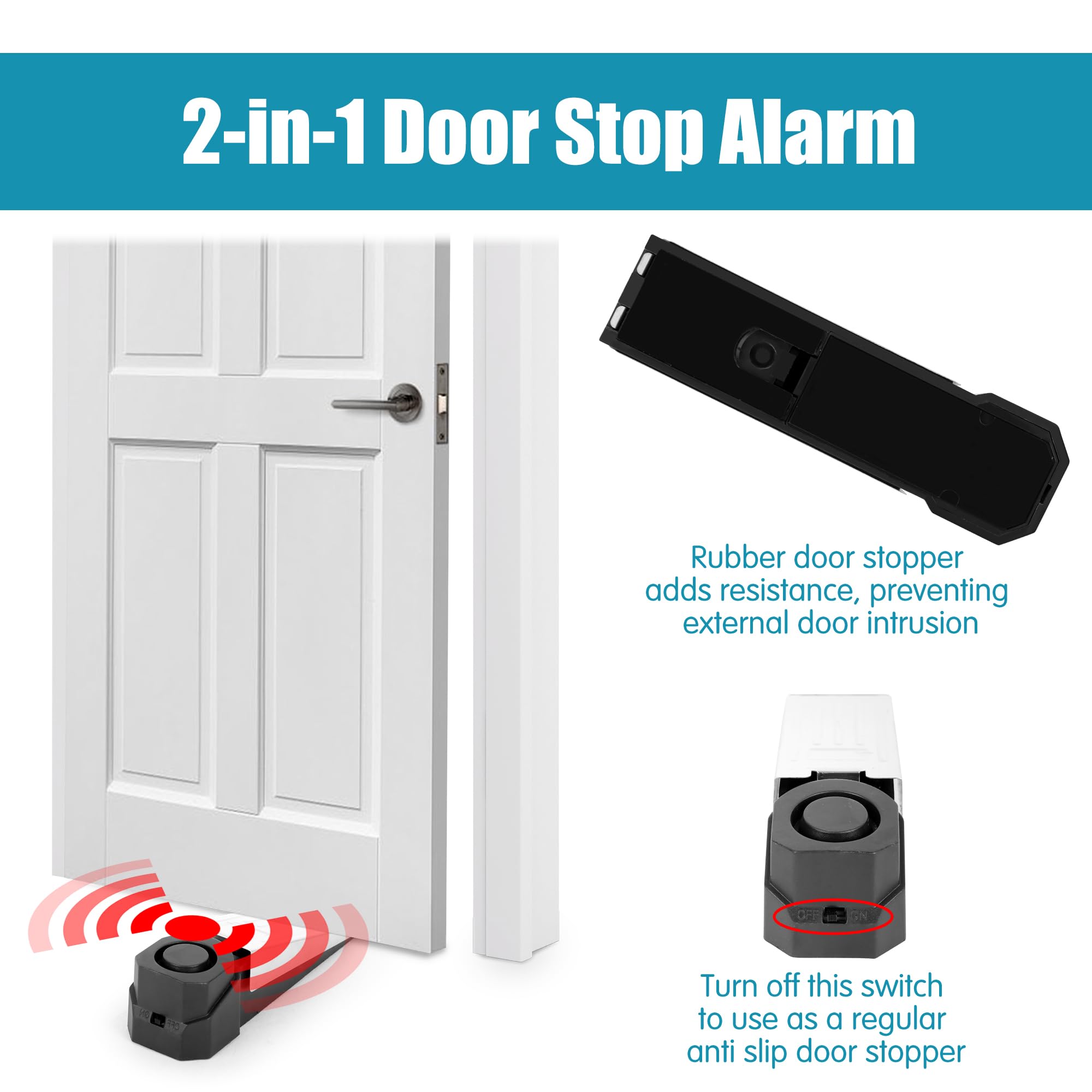 Wireless Door Stop Alarm Syste - Wireless Door Sensor ulasan dan harga