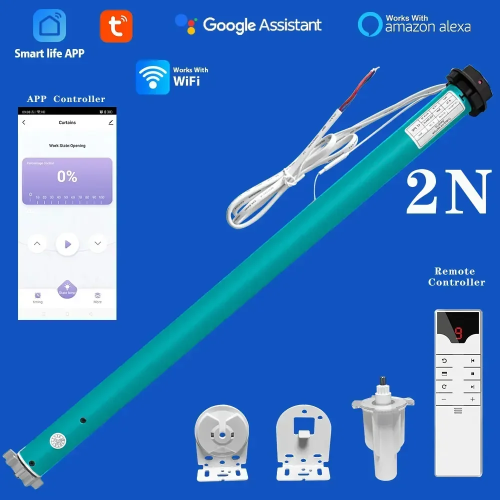 SZMYQ 25mm 2N Tuya Smart Curta - Smart Home App ulasan dan harga