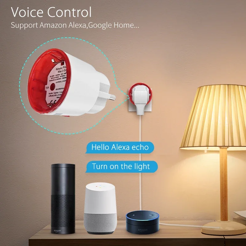 Tuya WiFi Smart Plug Socket EU - Smart Outdoor Plug ulasan dan harga