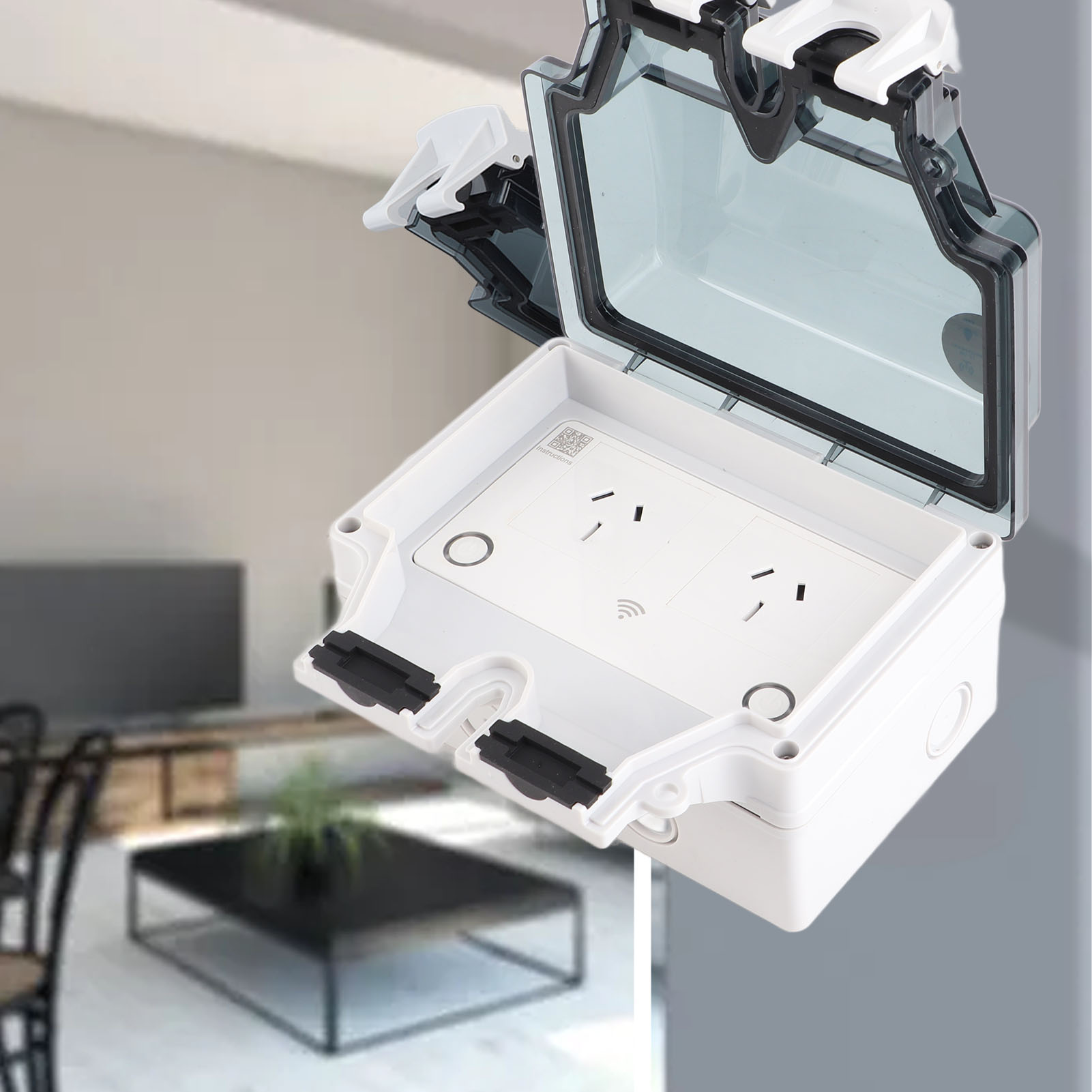 Waterproof Socket WiFi Socket  - Smart Outdoor Plug ulasan dan harga