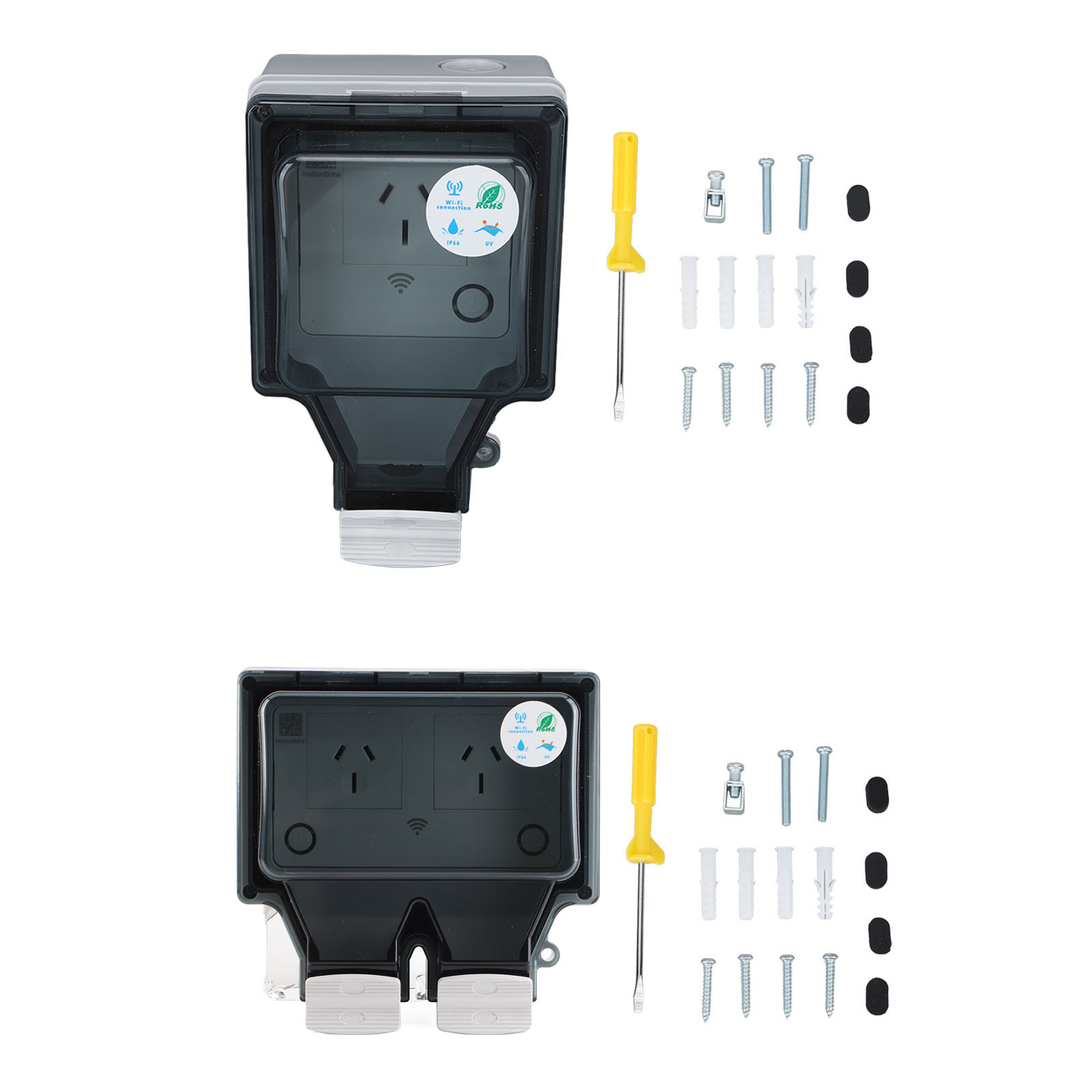 Waterproof Socket WiFi Socket  - Smart Outdoor Plug ulasan dan harga