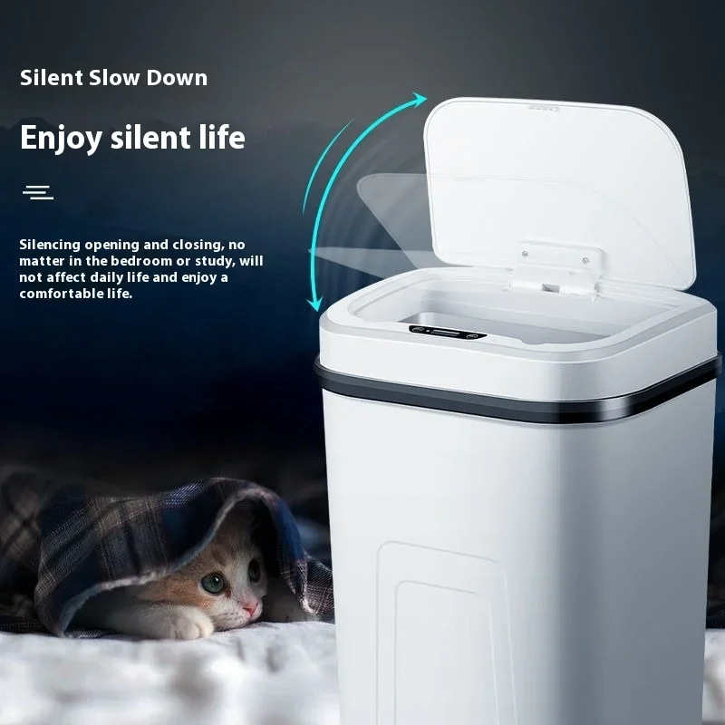 15L Smart Trash Can Automatic  - Smart Home Junkie ulasan dan harga