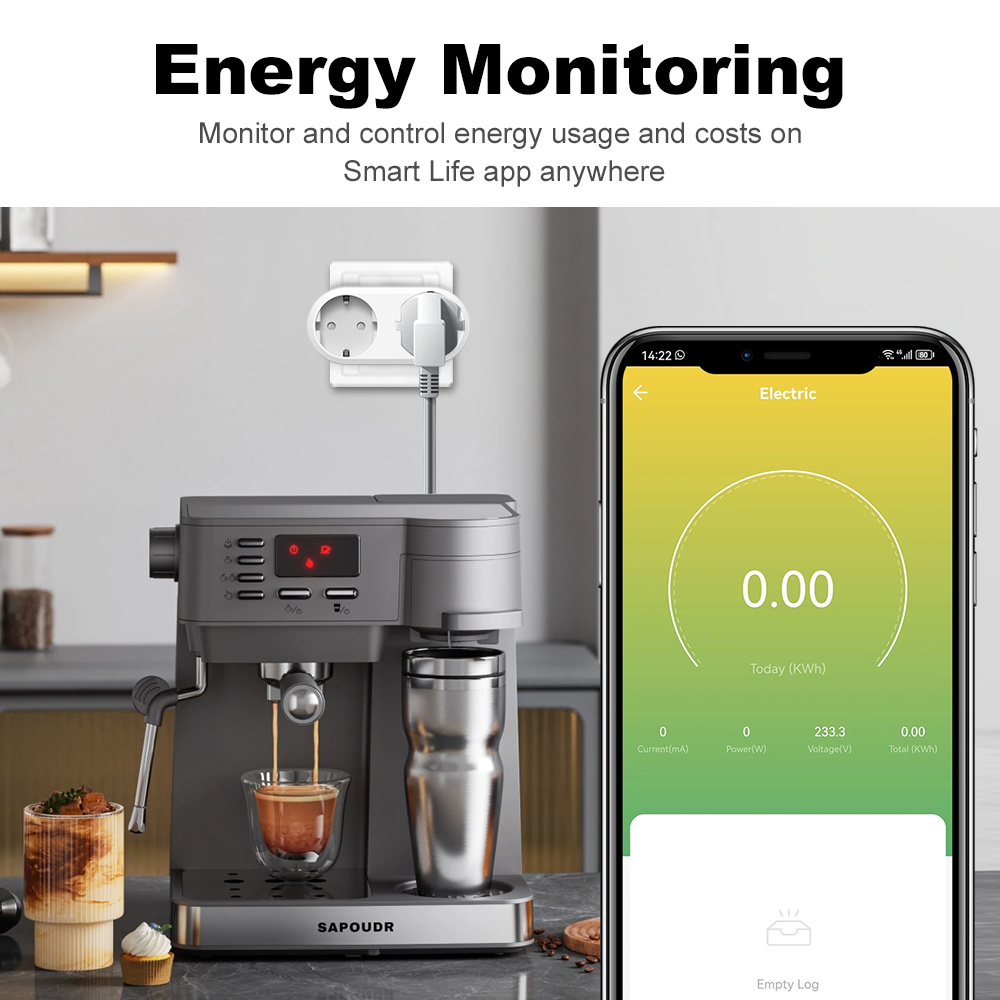 WiFi Smart Plug Dual Outlet 16 - Smart Outdoor Plug ulasan dan harga