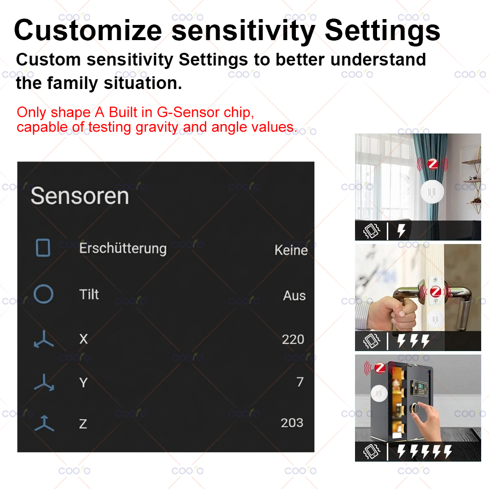 ZigBee 3.0 Vibration Sensor Re - Smart Home Setup ulasan dan harga