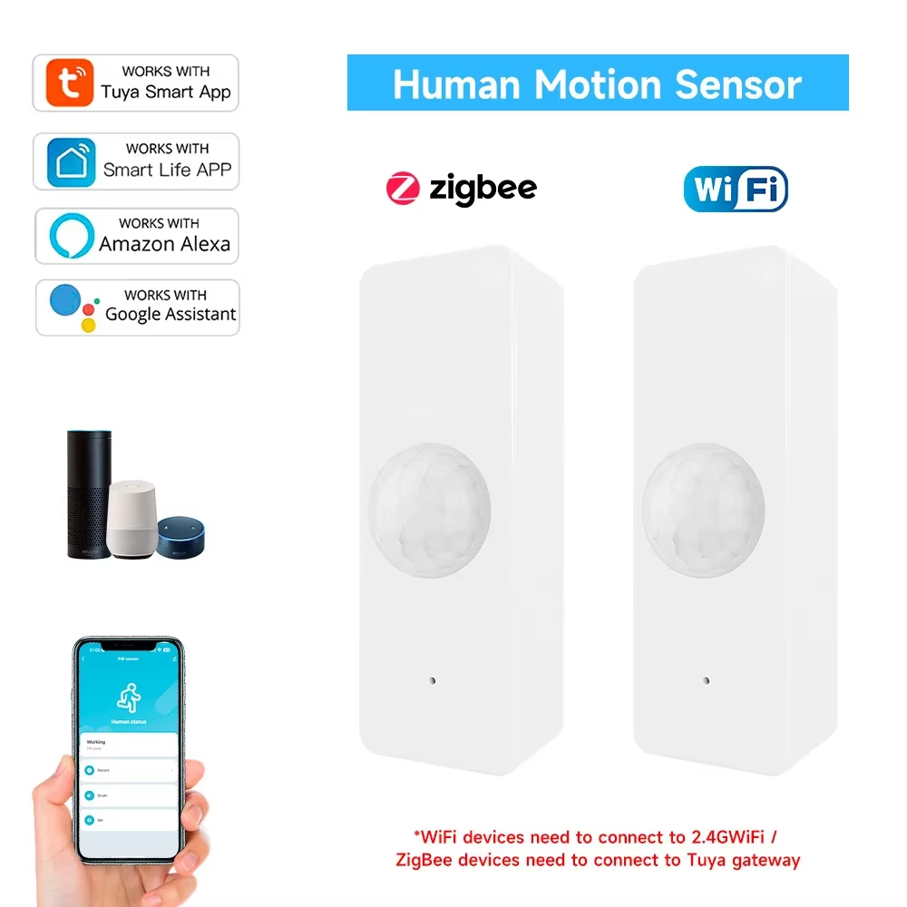 Tuya WiFi Zigbee PIR Motion Se - Smart Home Setup ulasan dan harga