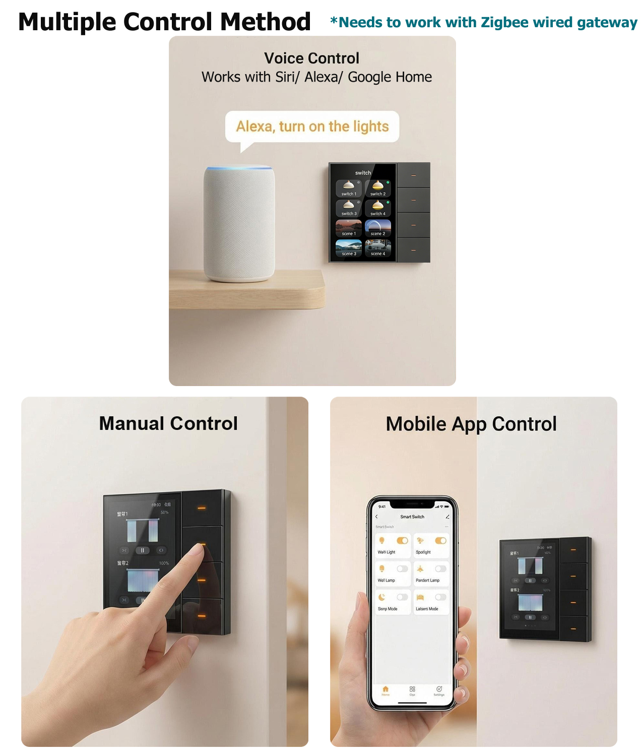 F3-pro Tuya Smart Panel ZigBee - Smart Home Display ulasan dan harga