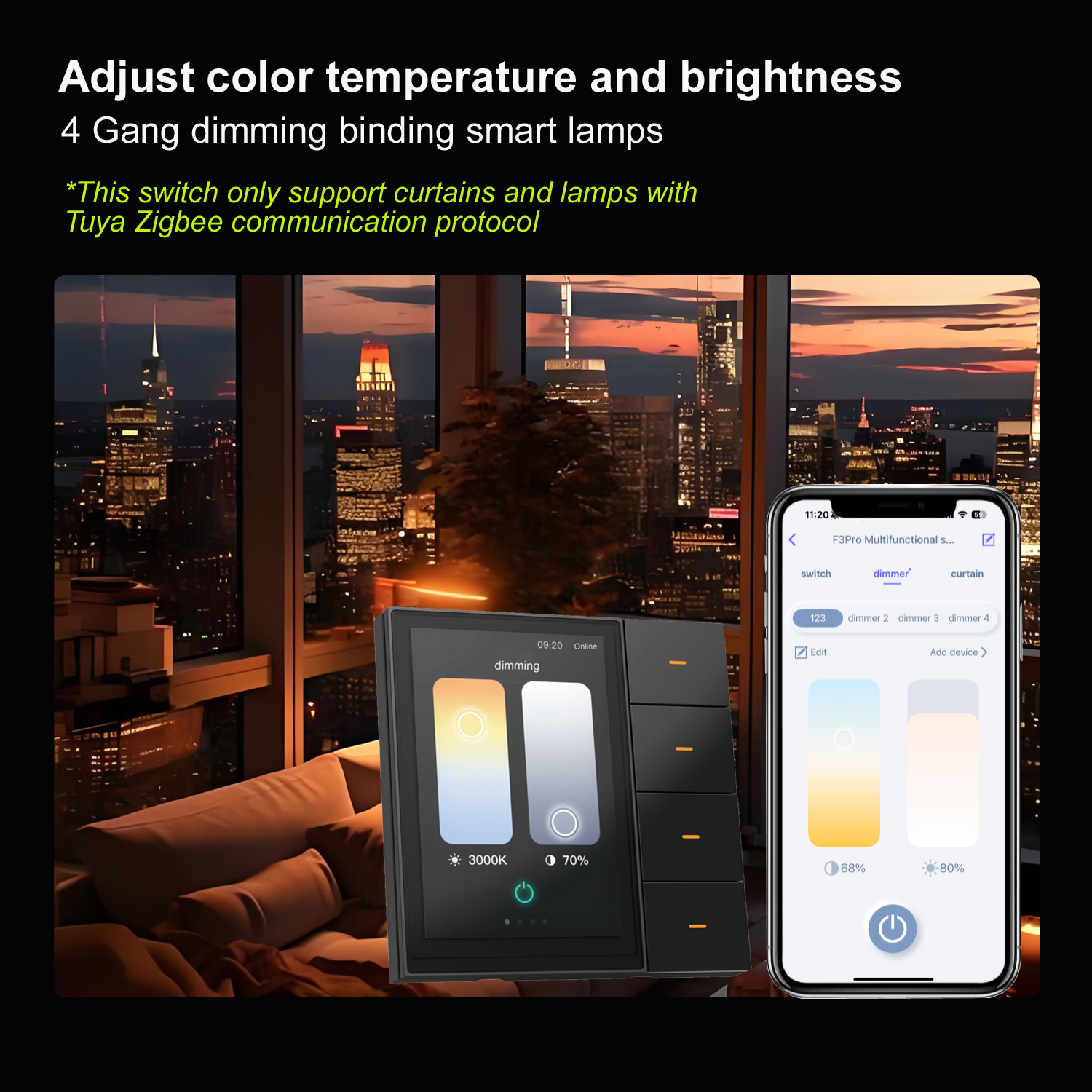 F3-pro Tuya Smart Panel ZigBee - Smart Home Display ulasan dan harga