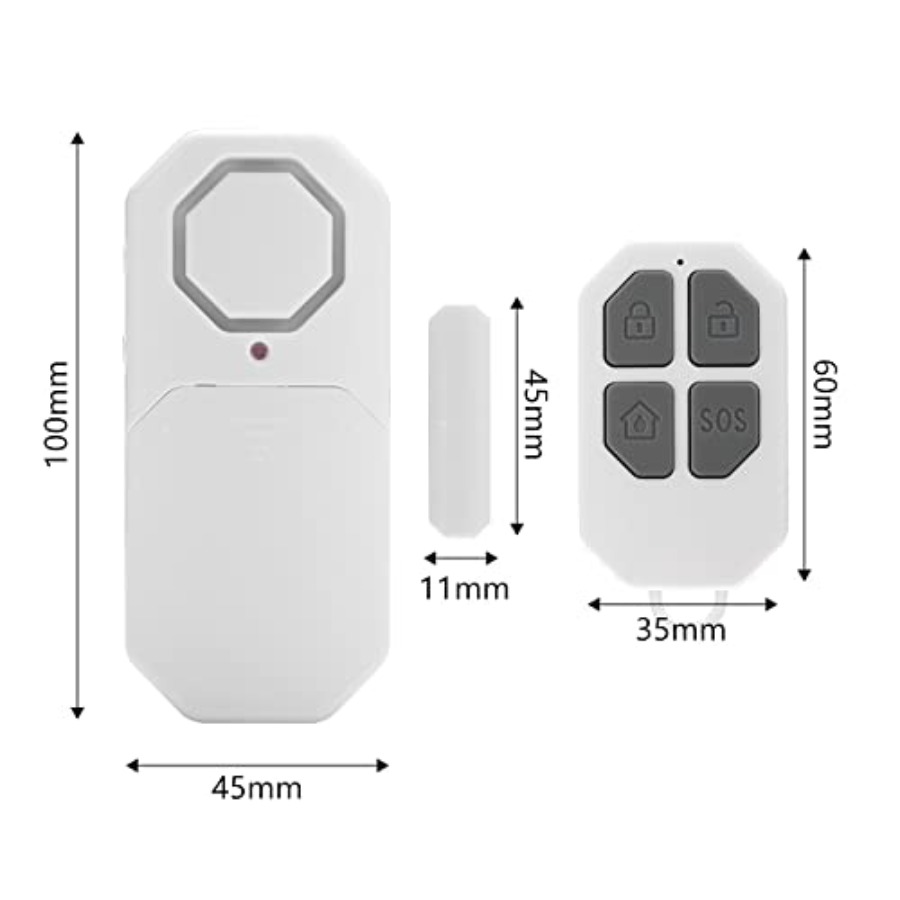 Door Window Alarm When Opened  - Wireless Door Sensor ulasan dan harga