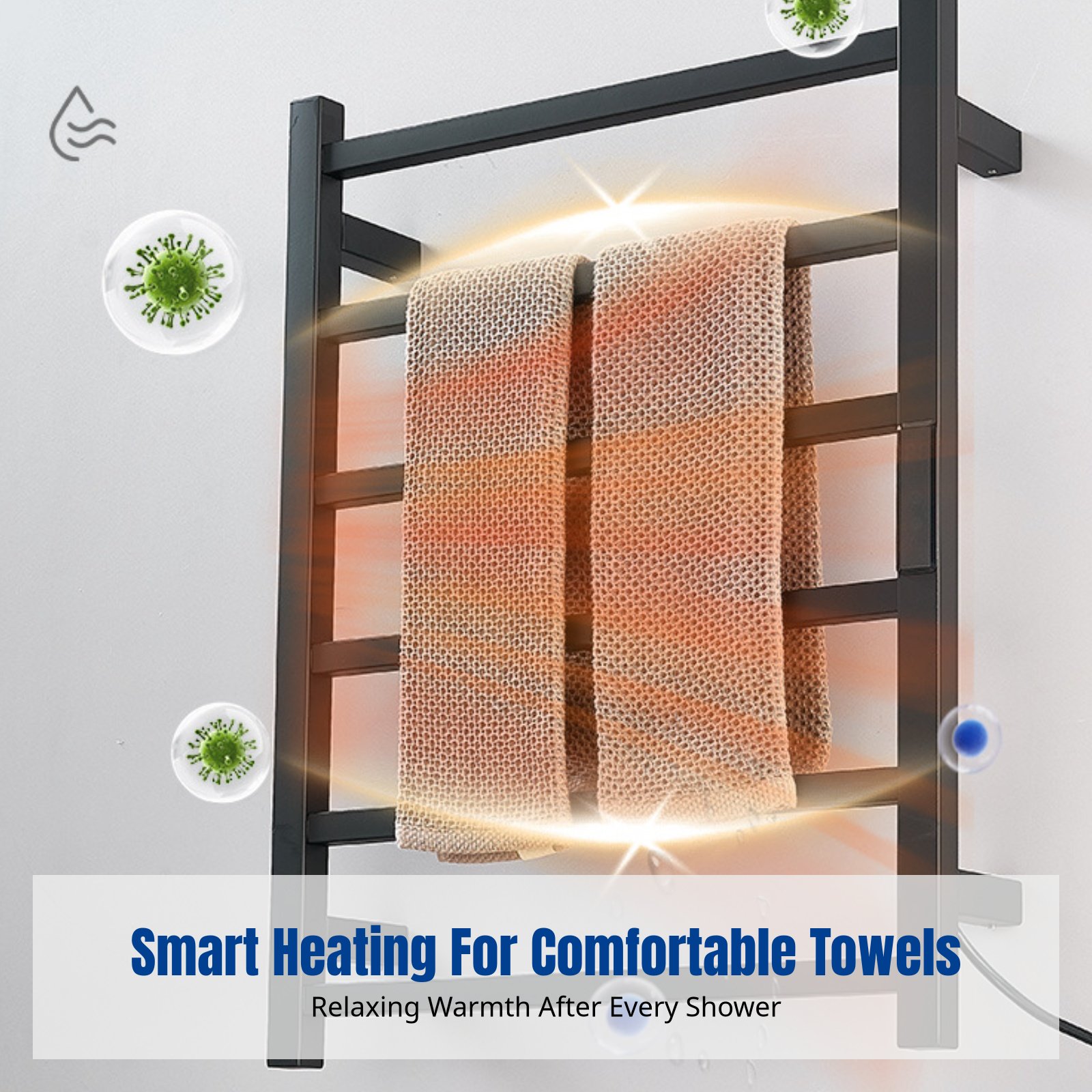 Smart Electric Towel Rack, Hea - Smart Home Display ulasan dan harga