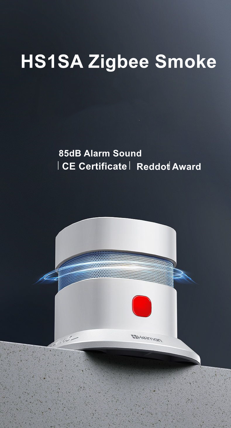 Tuya Smart Zigbee Smoke Detect - Smart Home Setup ulasan dan harga