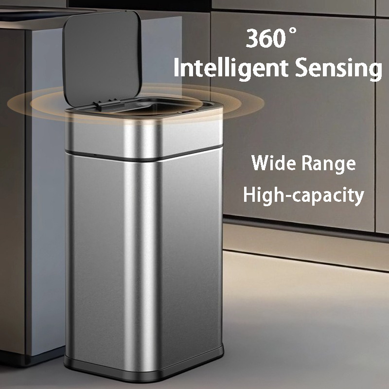 Automatic Sensor Trash Can Sta - Smart Home Junkie ulasan dan harga