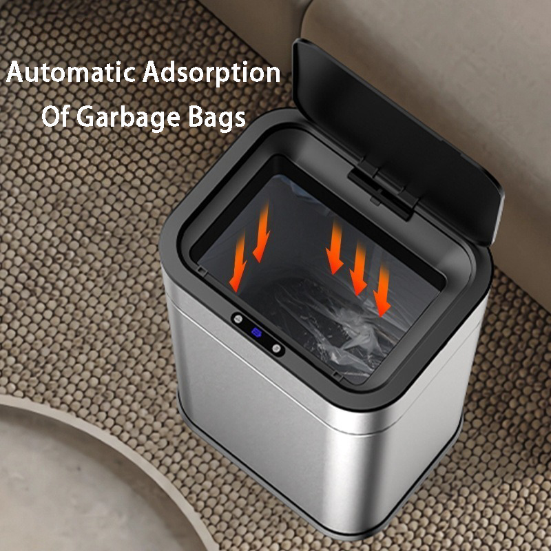 Automatic Sensor Trash Can Sta - Smart Home Junkie ulasan dan harga