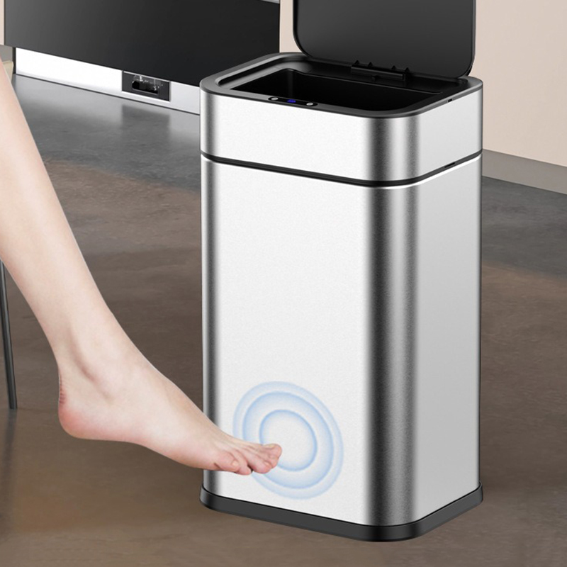 Automatic Sensor Trash Can Sta - Smart Home Junkie ulasan dan harga