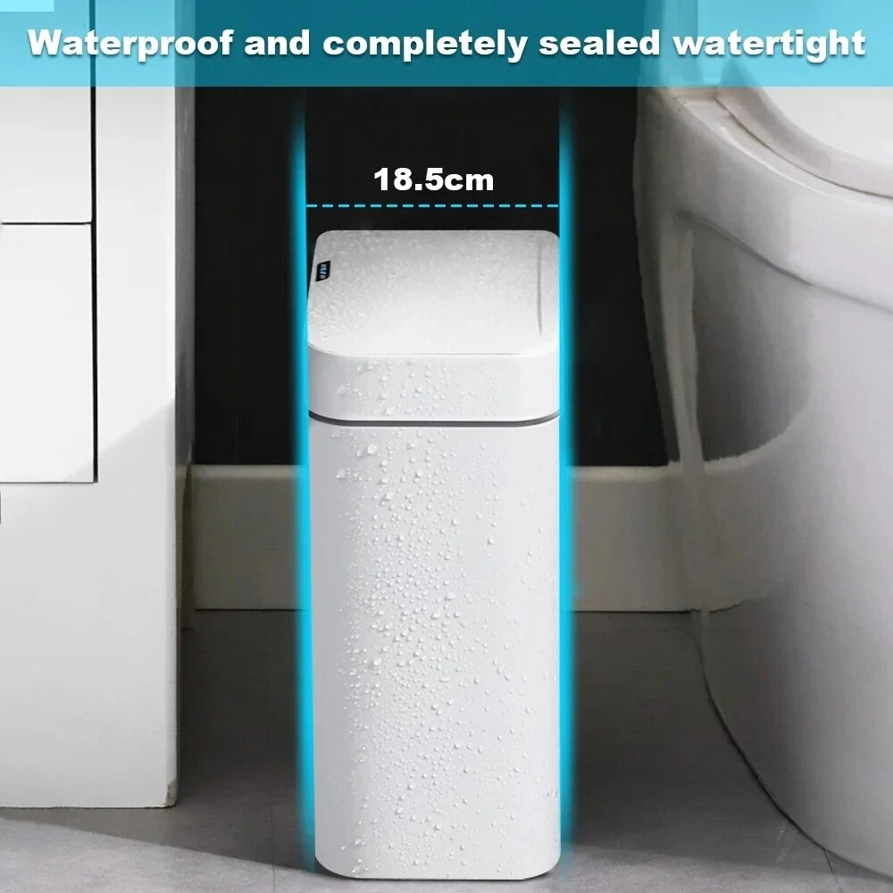 Smart Bathroom Trash Can Autom - Smart Home Junkie ulasan dan harga