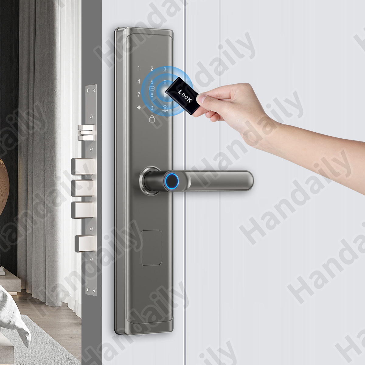 Tuya Wifi TTlock App Fingerpri - Smart Door Lock ulasan dan harga