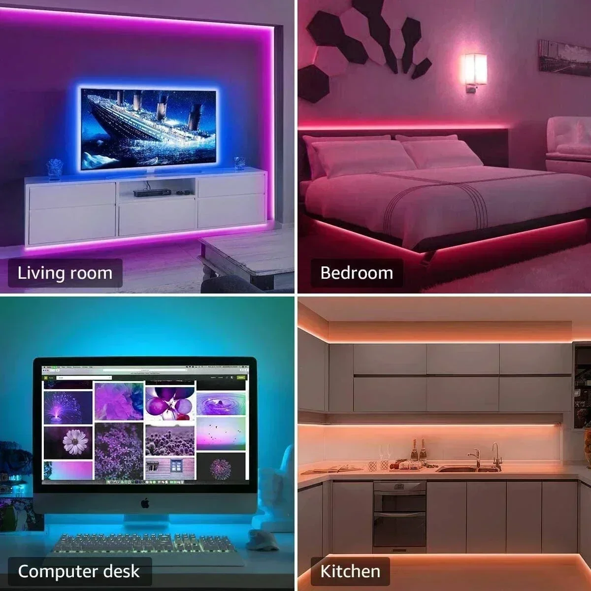 Smart RGB LED Gaming Light Str - Smart Home App ulasan dan harga