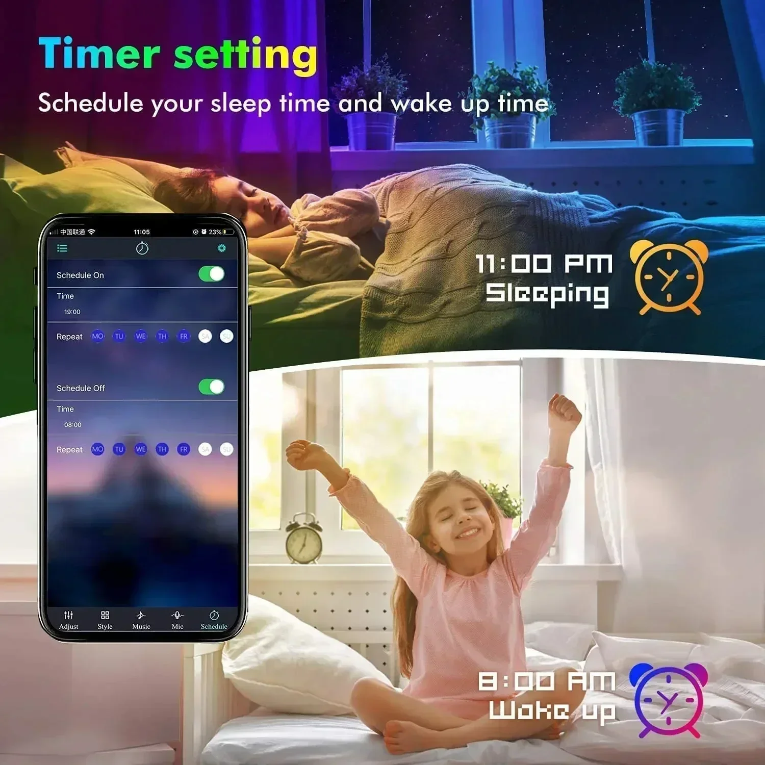 Smart RGB LED Gaming Light Str - Smart Home App ulasan dan harga