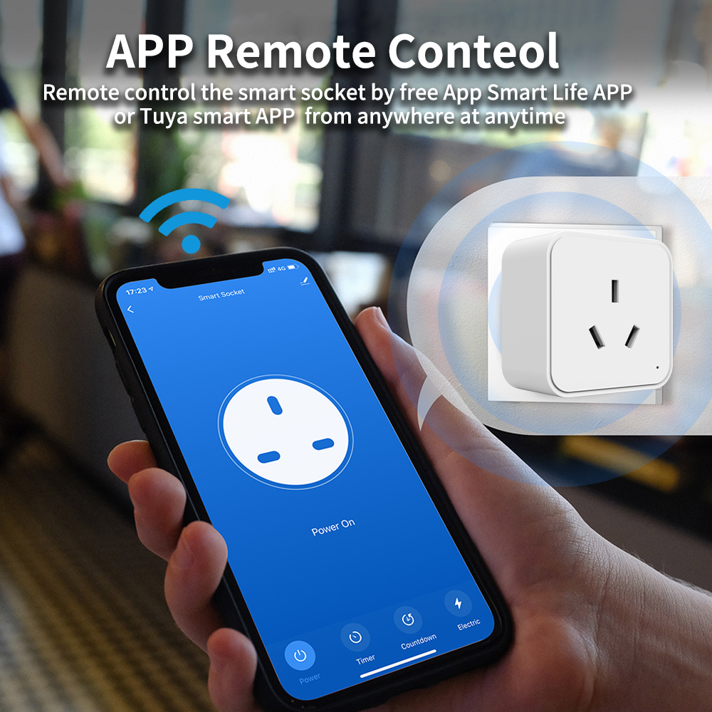WiFi tuya AU Standard Smart Pl - Smart Outdoor Plug ulasan dan harga
