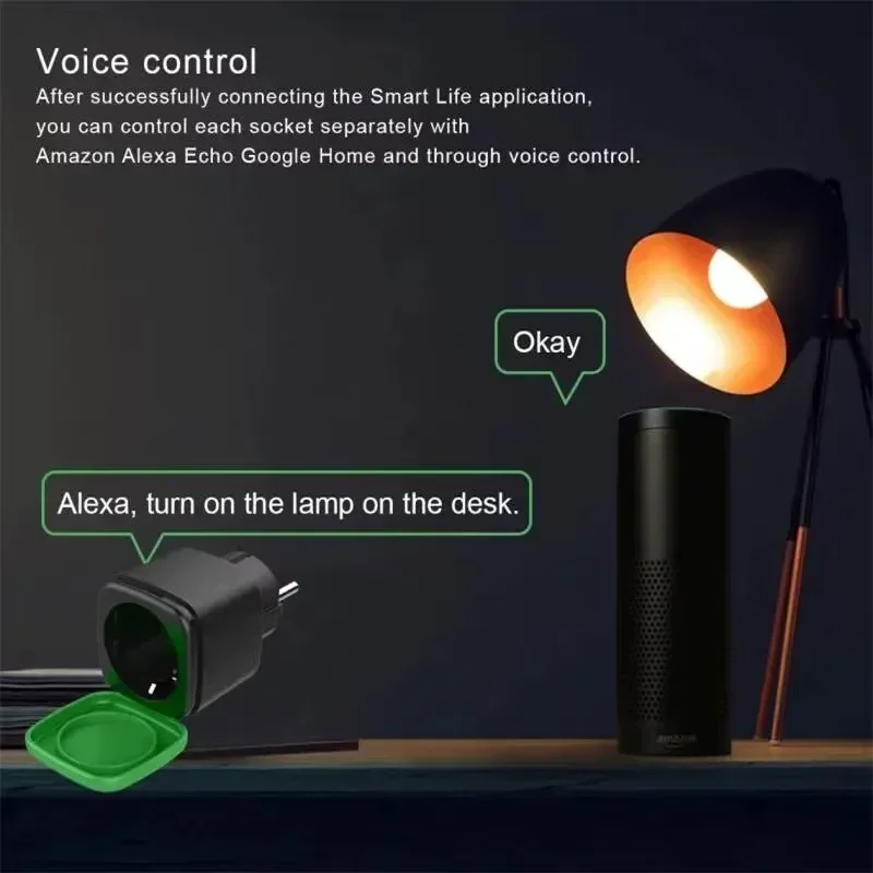 Tuya EU 16A WiFi Smart Waterpr - Smart Outdoor Plug ulasan dan harga