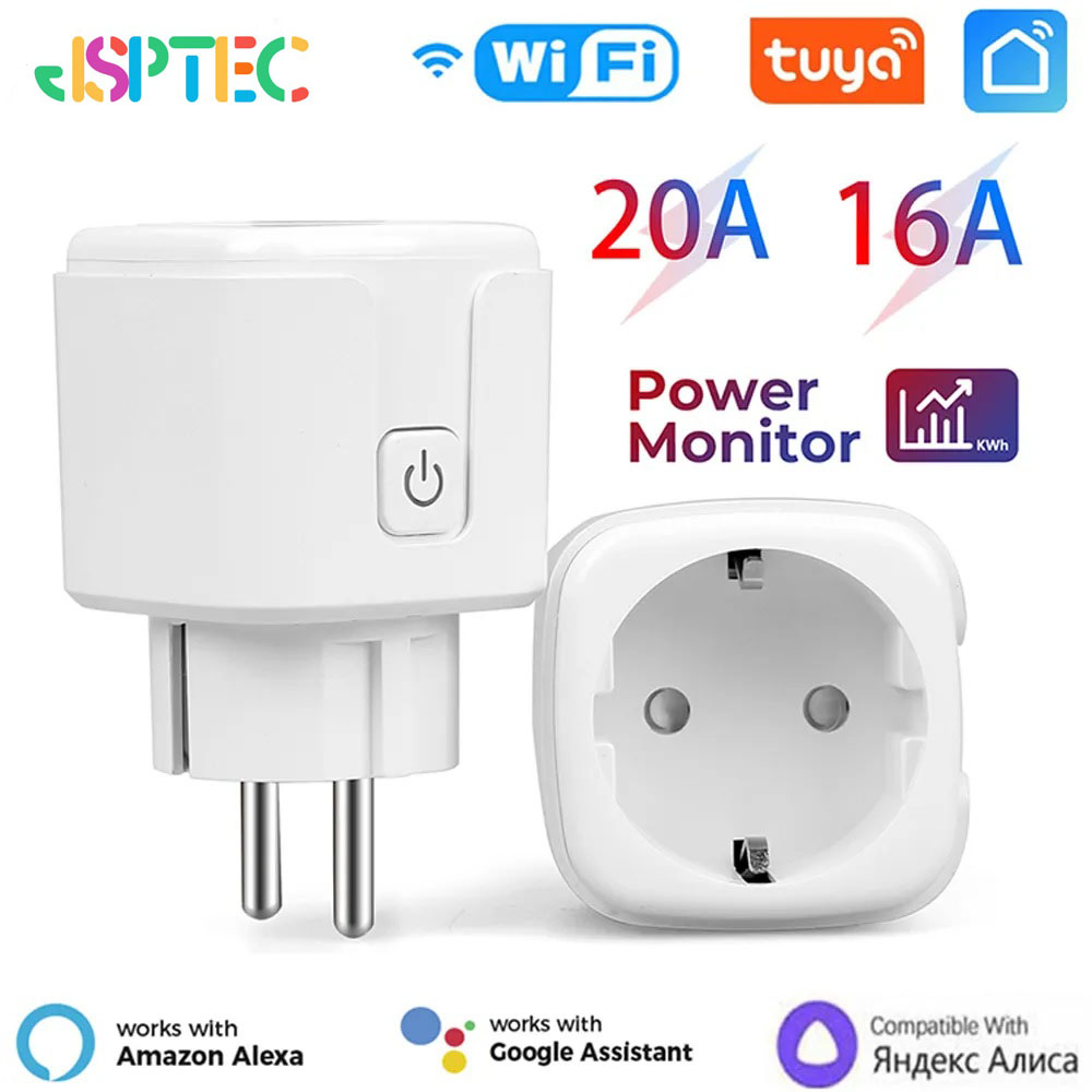 Tuya Smart Socket EU16A/20A Wi - Smart Outdoor Plug ulasan dan harga