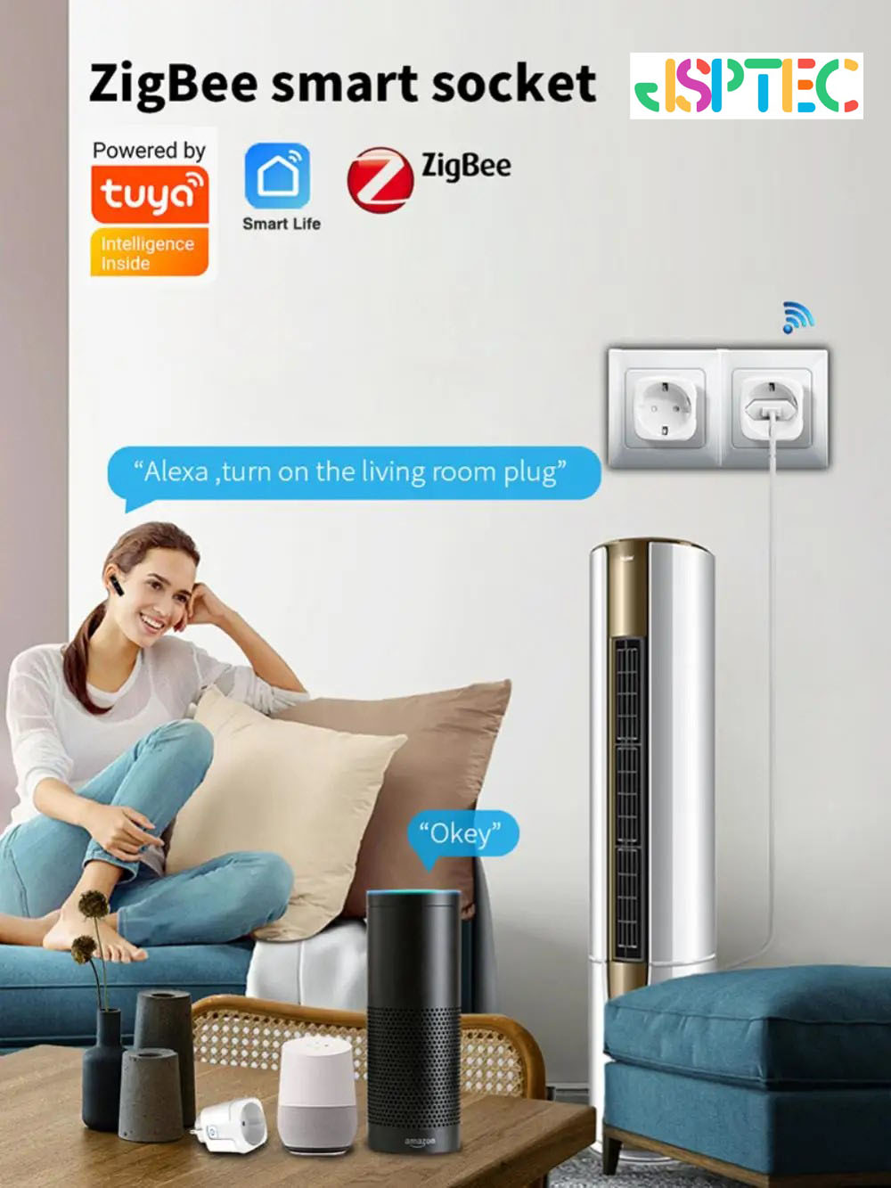 Tuya Smart Socket EU16A/20A Wi - Smart Outdoor Plug ulasan dan harga