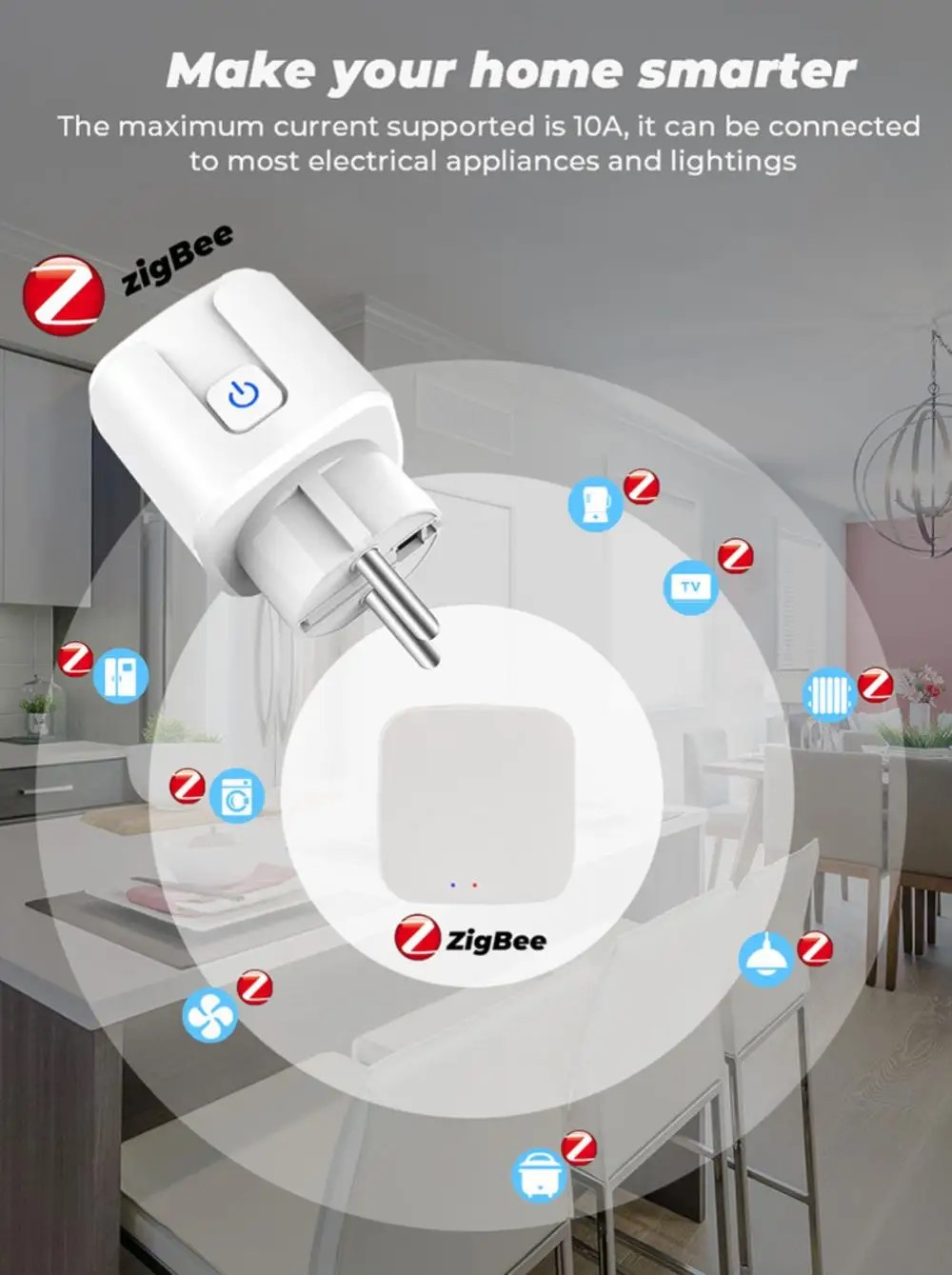 Tuya Smart Socket EU16A/20A Wi - Smart Outdoor Plug ulasan dan harga